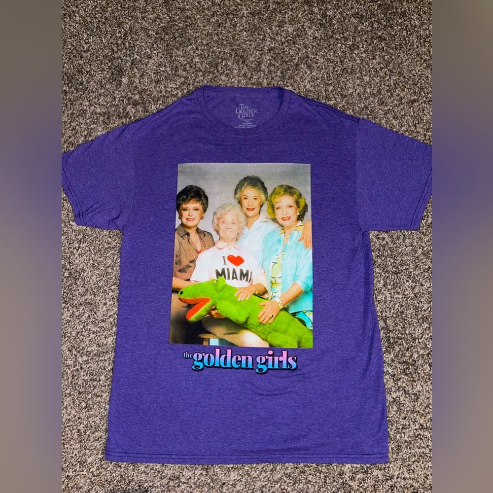 The Golden Girls T-Shirt Women's Size Medium Dorothy, Rose,‎ Blanche, & Sophia